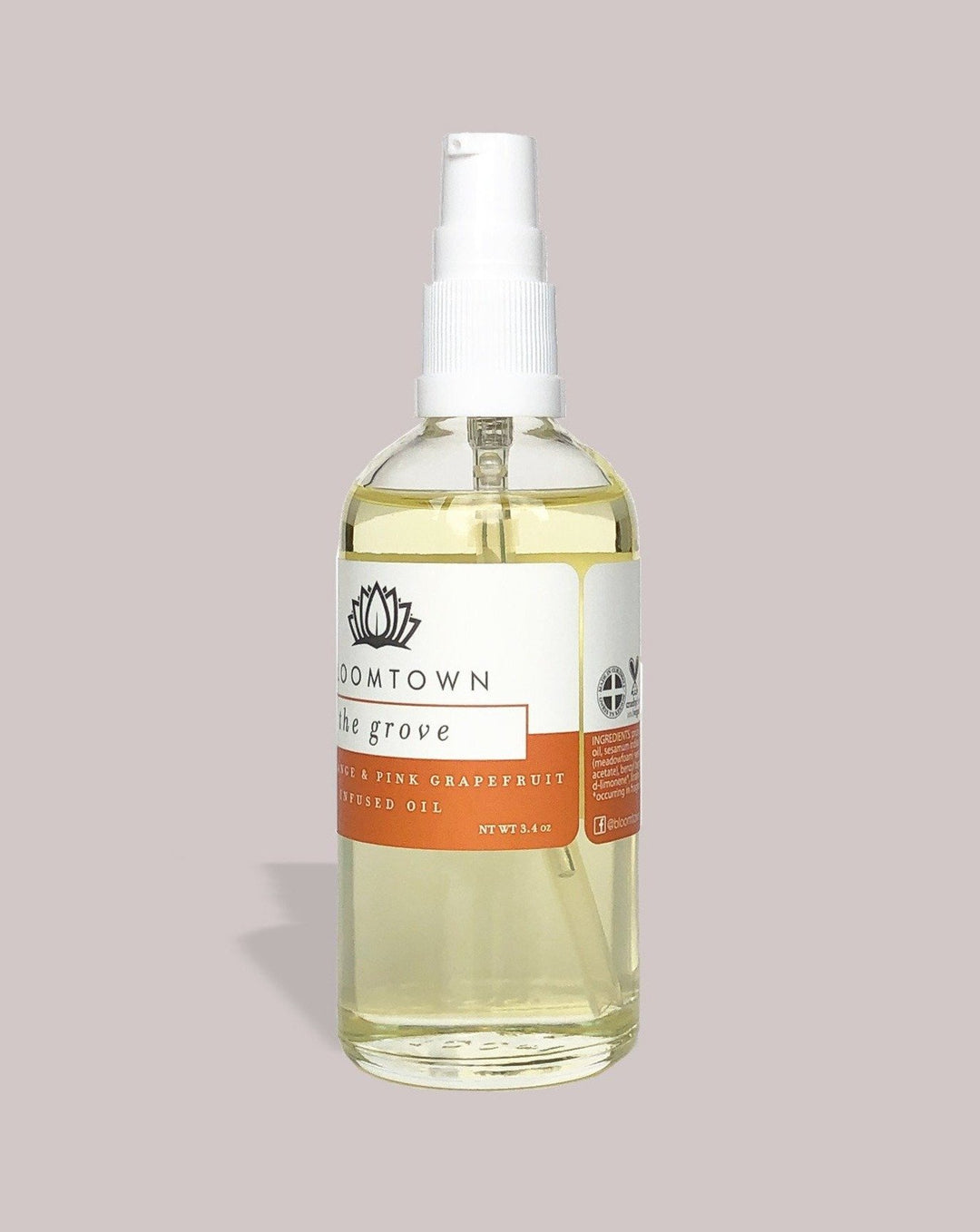 BLOOMTOWN BATH & BODY OIL Body + Bath Oil - The Grove Natural Aromatherapy Body + Bath Oil |  Orange + Grapefruit | 3133