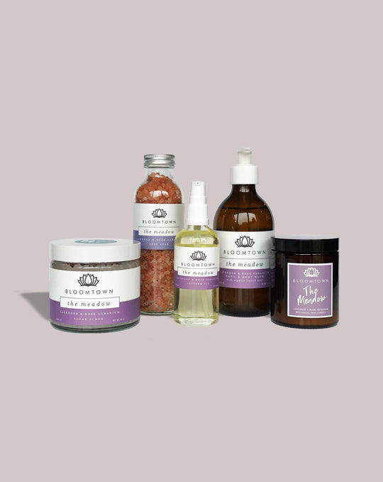BLOOMTOWN BATH & BODY OIL Body + Bath Oil - The Meadow Natural Aromatherapy Body + Bath Oil |  Lavendar and Rose Geranium | 3133