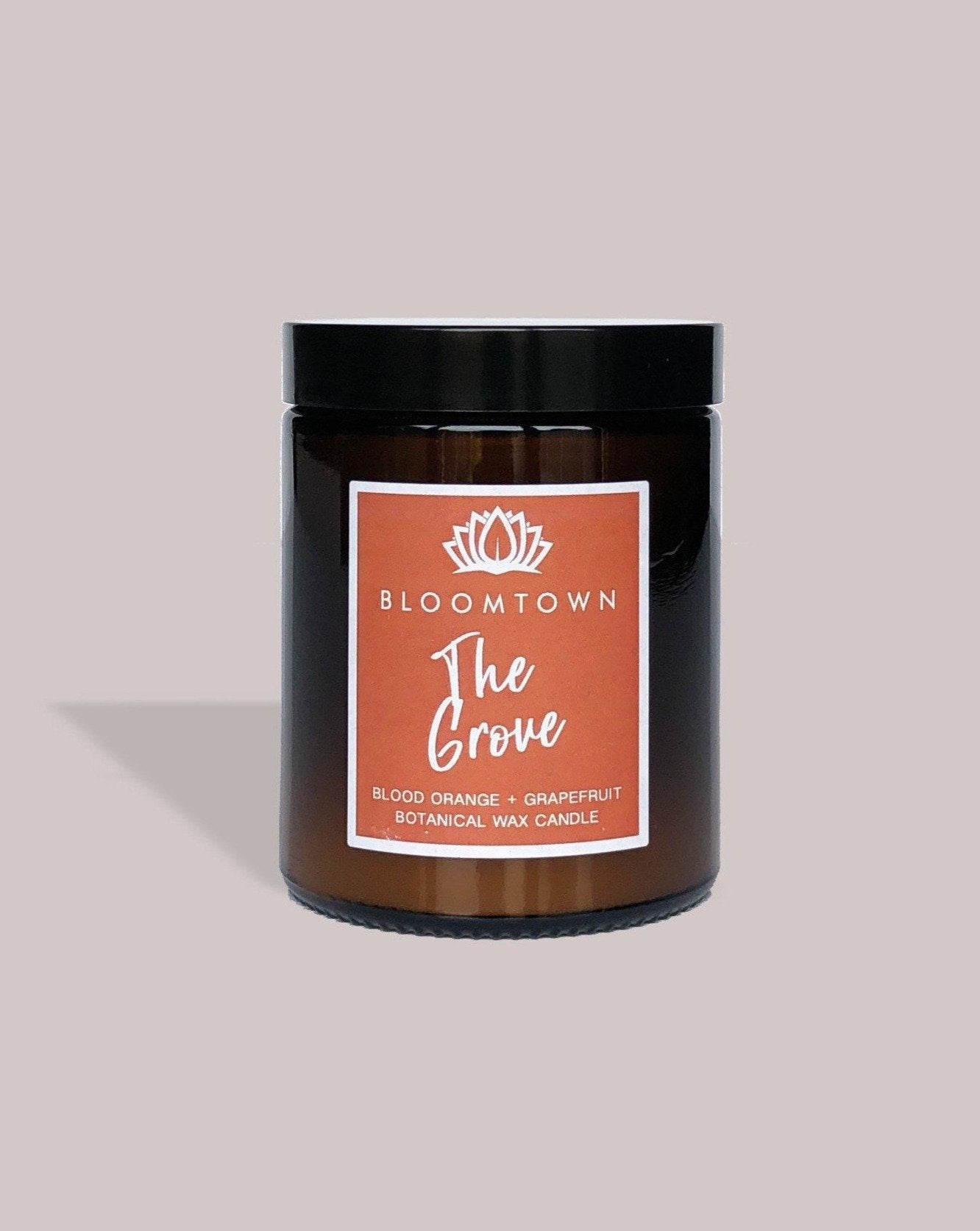 BLOOMTOWN CANDLE Botanical Wax Candle - The Grove Natural Wax Candle | Blood Orange + Pink Grapefruit | 3133