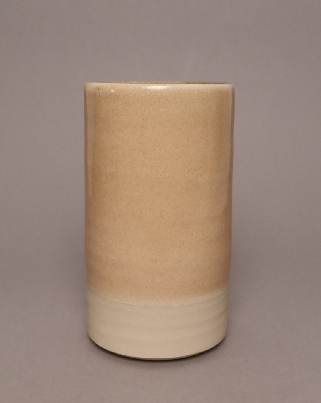 HKD CERAMICS Vases Stone Cylinder Vases. Large - Beige.