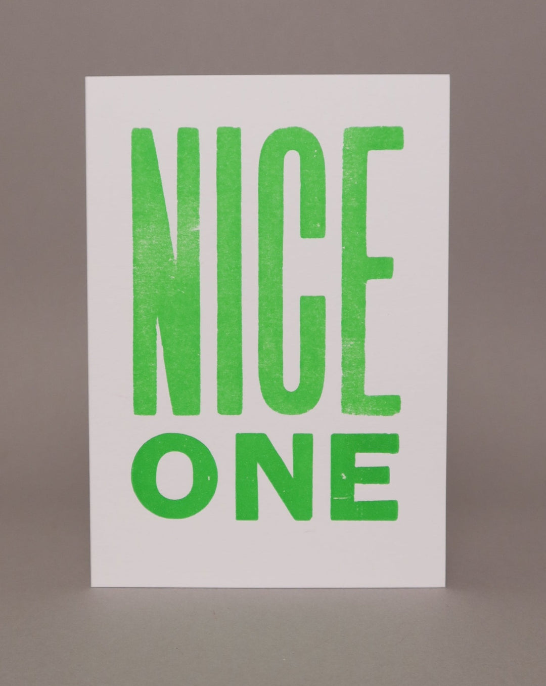 NICE & GRAPHIC Greeting Card Organizers Nice One Card - Green