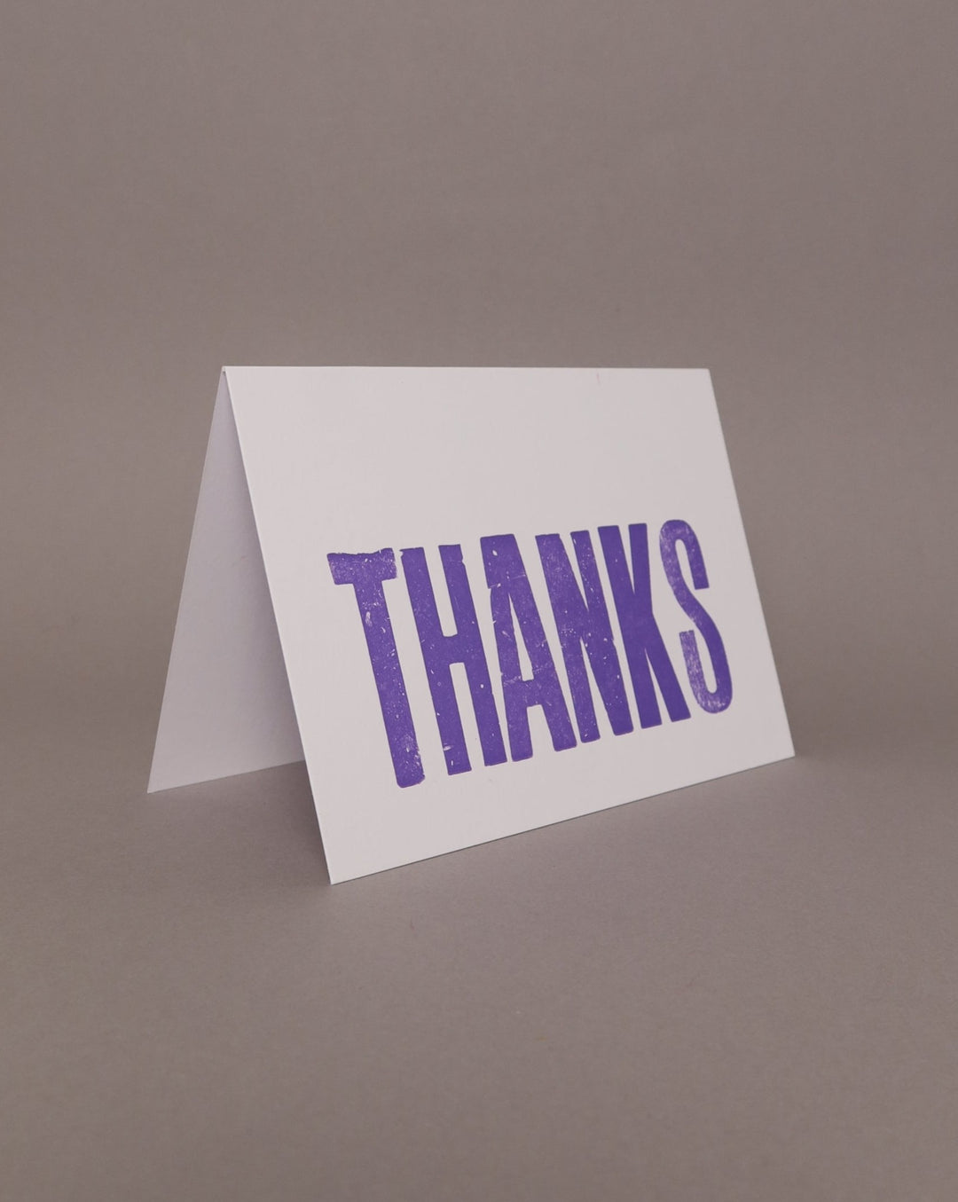 NICE & GRAPHIC Greeting Card Organizers Thanks Card - Purple