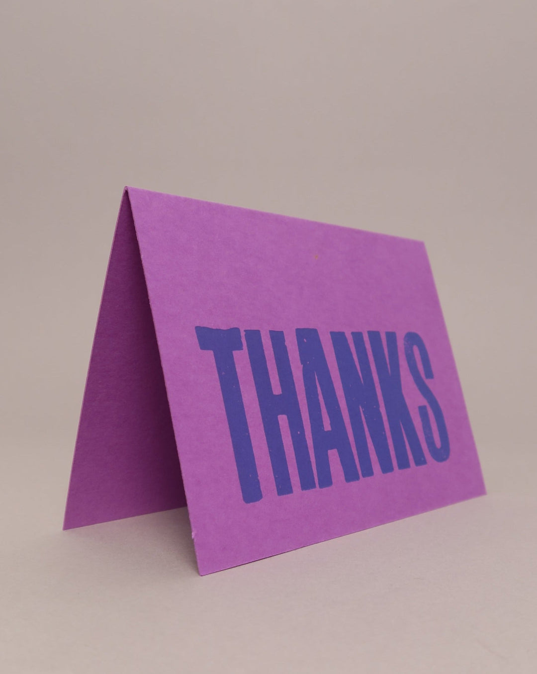 Thanks Card - Classic Colour Purple