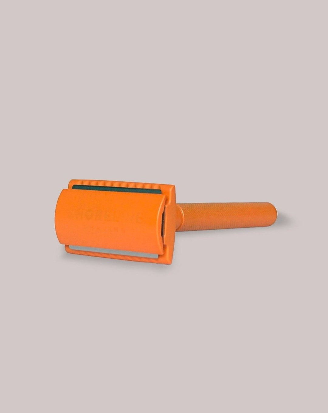 SHORELINE SHAVING SAFETY RAZOR Reusable Safety Razor - Vivid Orange Sustainable Reusable Safety Razor | Vivid Orange | 3133