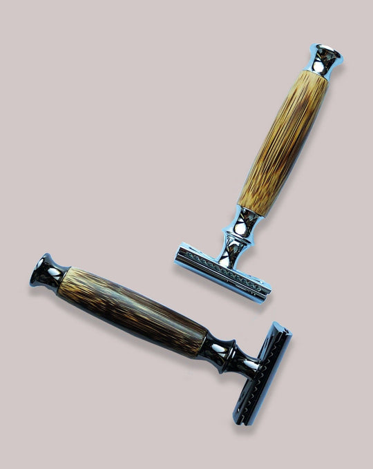 SHORELINE SHAVING SHAVING KIT Reusable Bamboo Razor Shaving Kit - Storm Grey Reusable Bamboo Razor Shaving Kit | Storm Grey | 3133
