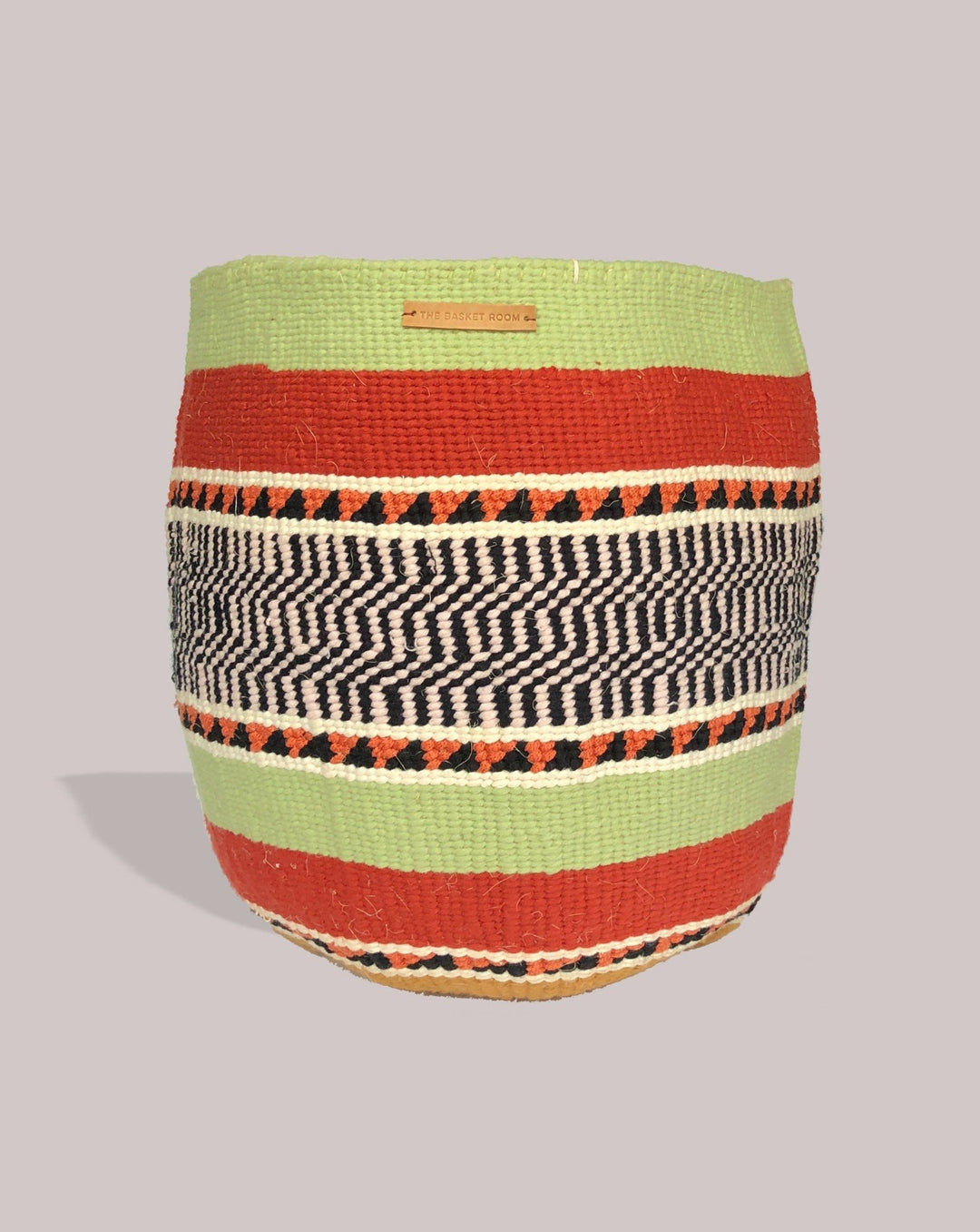 THE BASKET ROOM STORAGE BASKET Knit Basket - Ell Ell | Knitted Geometric  Basket |  | 3133