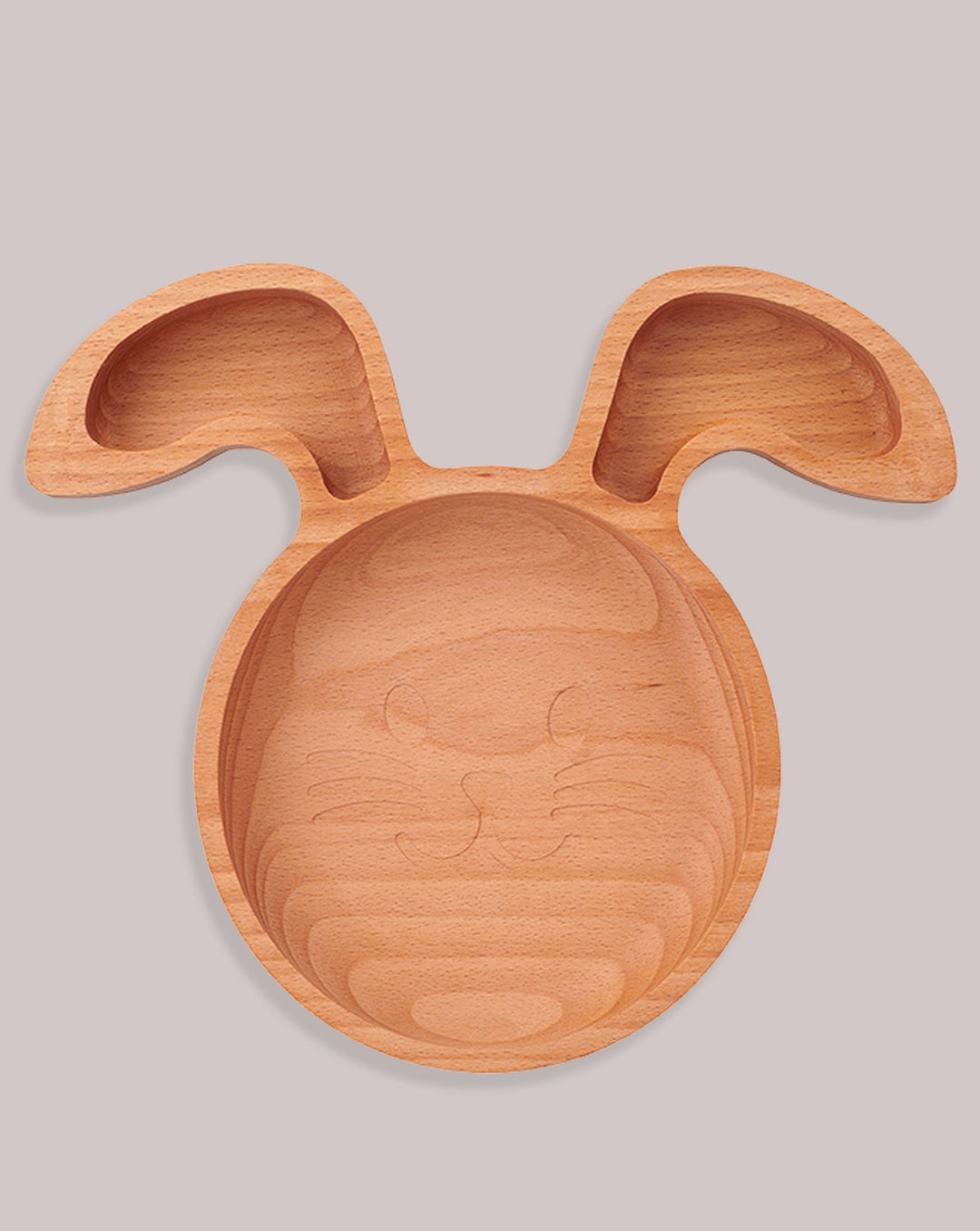 THE WOOD LIFE PROJECT CHILDREN WOODEN PLATE The Rabbit Plate The Rabbit Plate | For Kids & Toddlers | 3133
