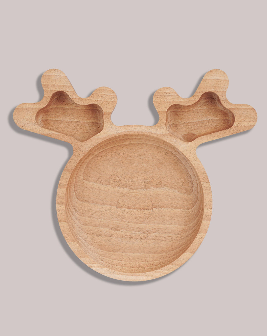 THE WOOD LIFE PROJECT Plate For Children The Reindeer Plate - For Kids + Toddlers