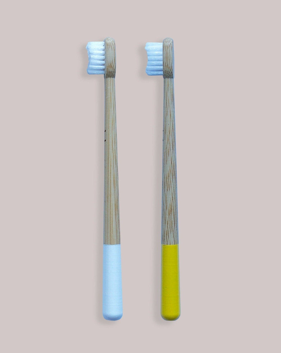 TRUTHBRUSH TOOTHBRUSH Tiny Toothbrush, Soft - Sunshine Yellow Tiny Kids Bamboo Toothbrush | Soft | Yellow | 3133