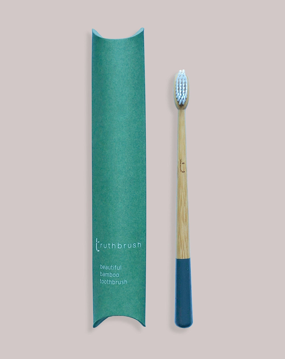 TRUTHBRUSH TOOTHBRUSH Toothbrush, Medium - Storm Grey Sustainable Bamboo Toothbrush | Medium | Storm Grey | 3133