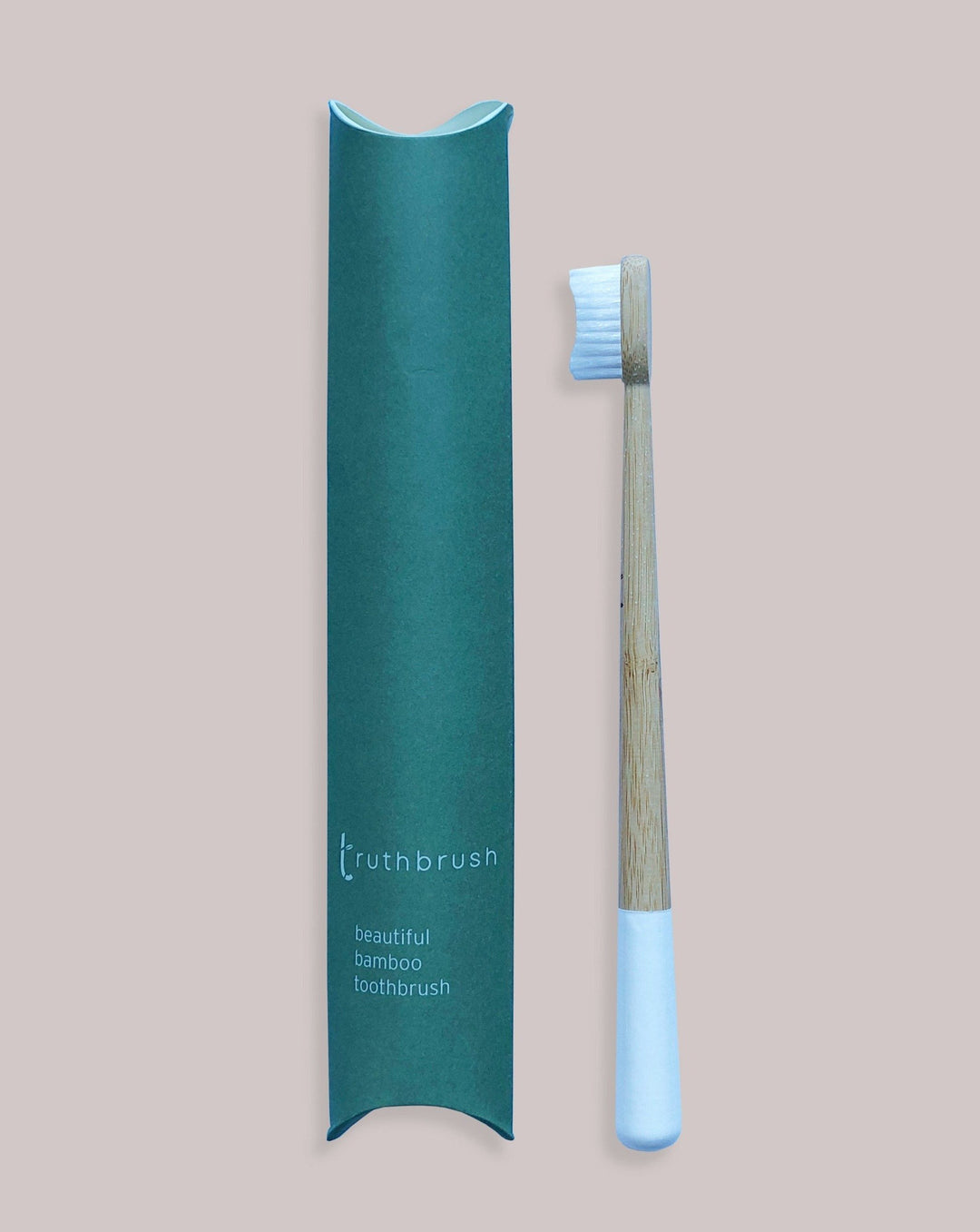 TRUTHBRUSH TOOTHBRUSH Toothbrush, Soft - Cloud White Sustainable Bamboo Toothbrush | Soft | Cloud White | 3133