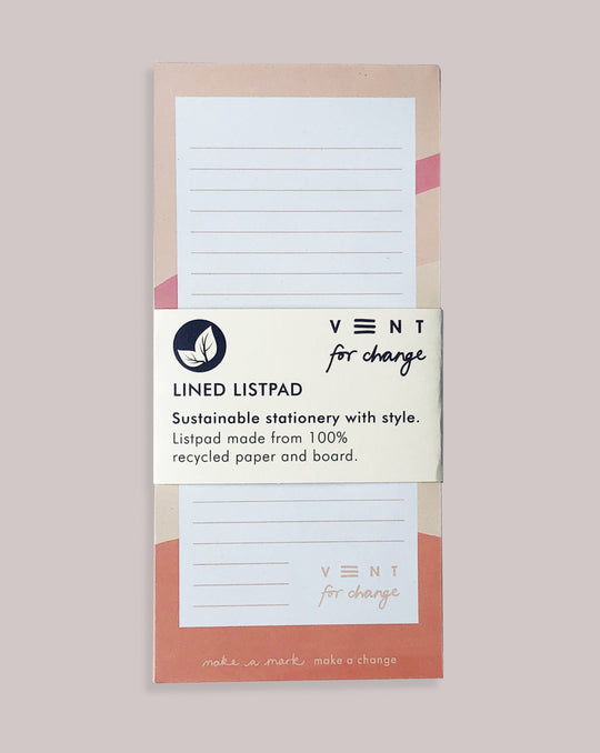 VENT FOR CHANGE LIST PAD 'Make A Mark' List Pad - Cream