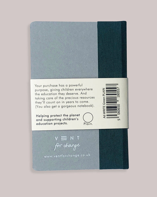 VENT FOR CHANGE NOTEBOOK 'Write' A6 Notebook - Plain Paper 'Write' A6 Notebook | Plain Paper | 3133