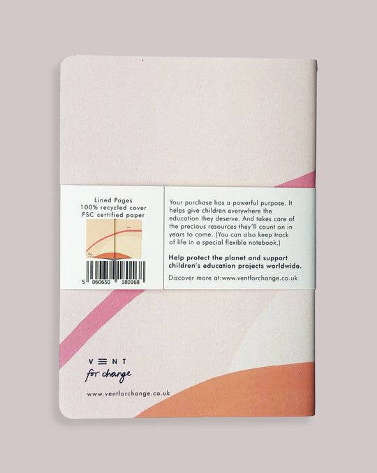 VENT FOR CHANGE NOTEPAD 'Ideas' A5 Slimline Lined Notebook – Cream