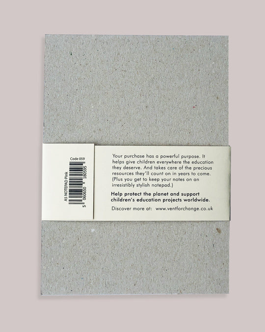 VENT FOR CHANGE NOTEPAD 'Make A Mark' A5 Lined Notepad – Cream
