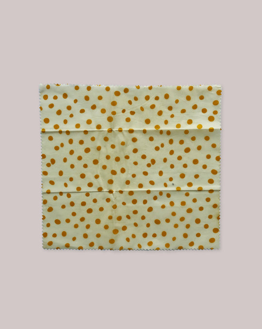 WILD AND STONE FOOD WRAPS Beeswax Food Wraps - Pack of 3. Dalmatian Print.