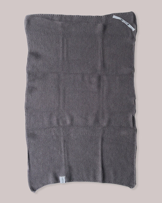 WILD AND STONE Organic Cotton Hand Towels Organic Cotton Hand Towel - Slate Grey.